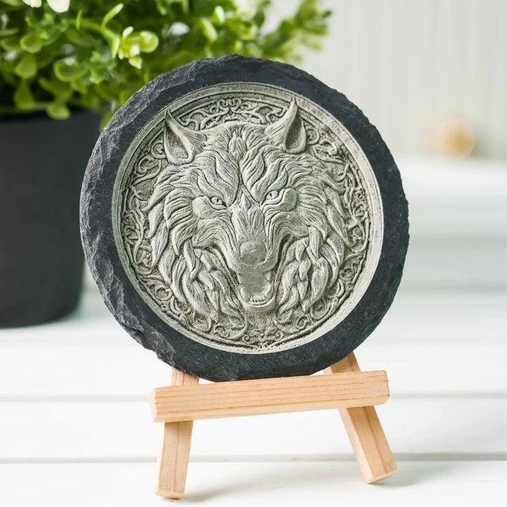 Stone Slate Coasters Circle Black (6pcs / 24pcs) by LaserPecker