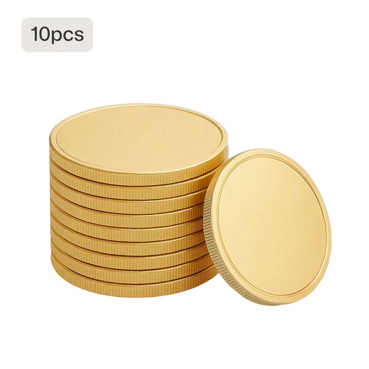 Blank Brass Coins(5pcs / 10pcs) by LaserPecker