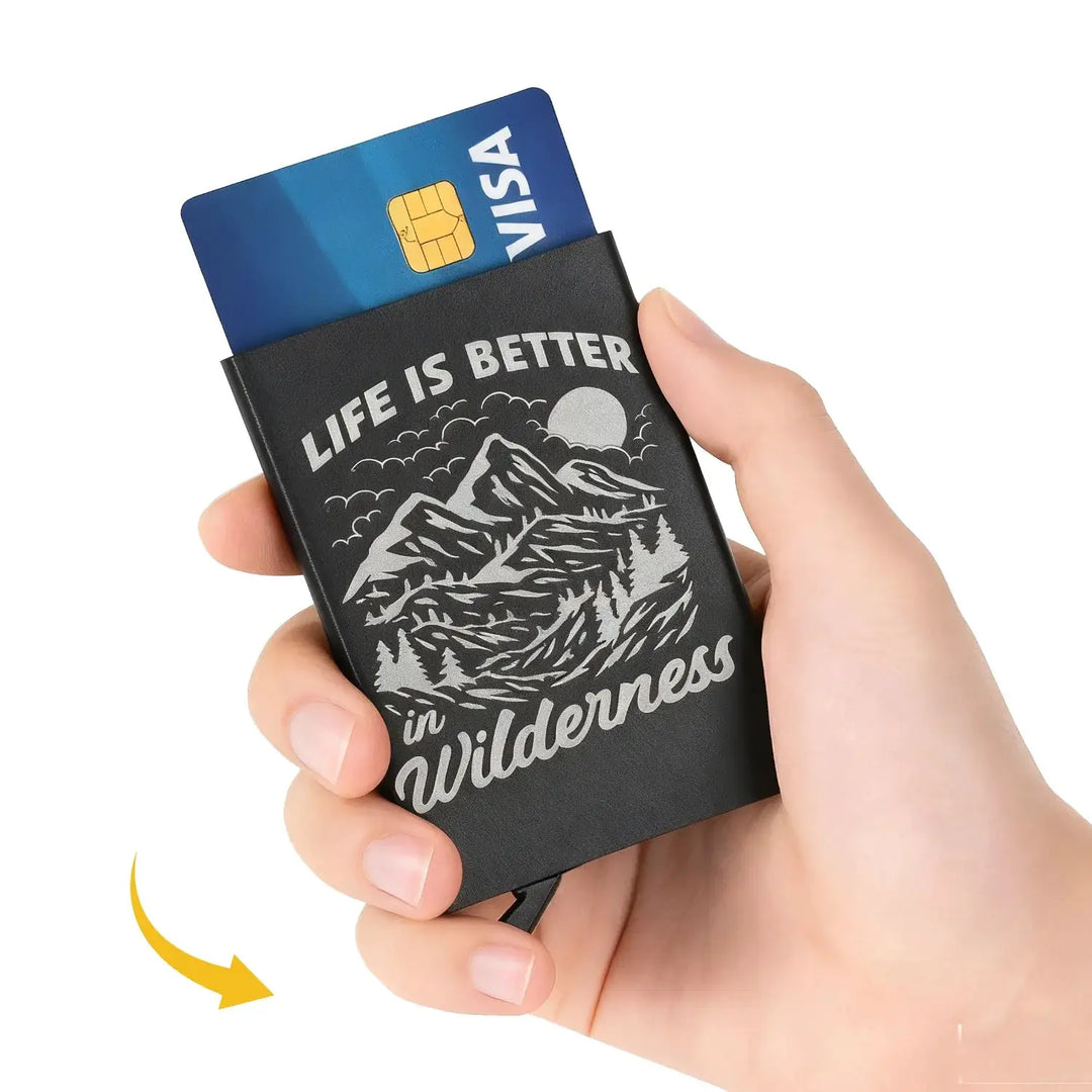 Sliding Credit Card Case (2 pcs) by LaserPecker