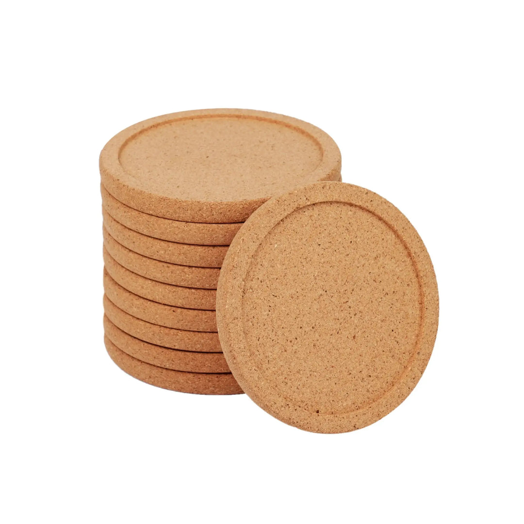 Cork Coasters for Drinks (10pcs / 30pcs) by LaserPecker