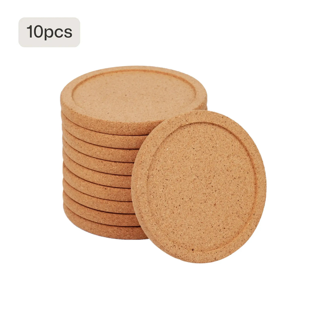 Cork Coasters for Drinks (10pcs / 30pcs) by LaserPecker