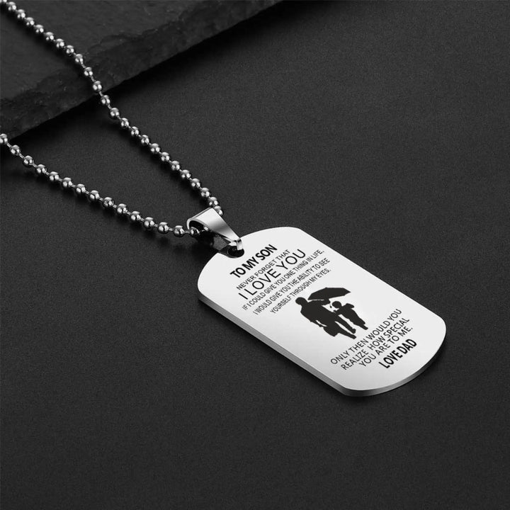 Stainless Steel Army Pendant Necklace / Dog Tag (8pcs) by LaserPecker