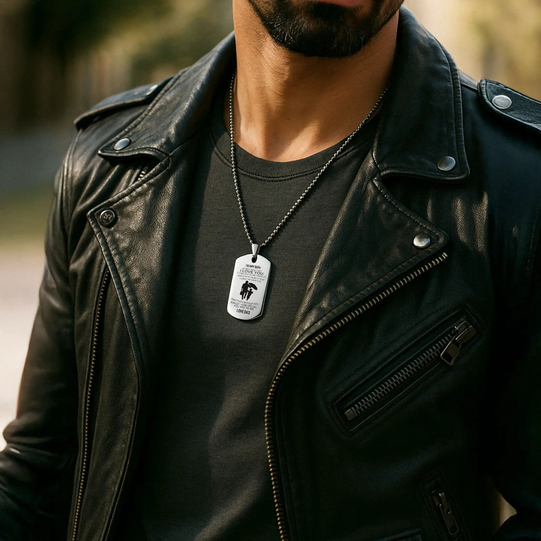 Stainless Steel Army Pendant Necklace / Dog Tag (8pcs) by LaserPecker