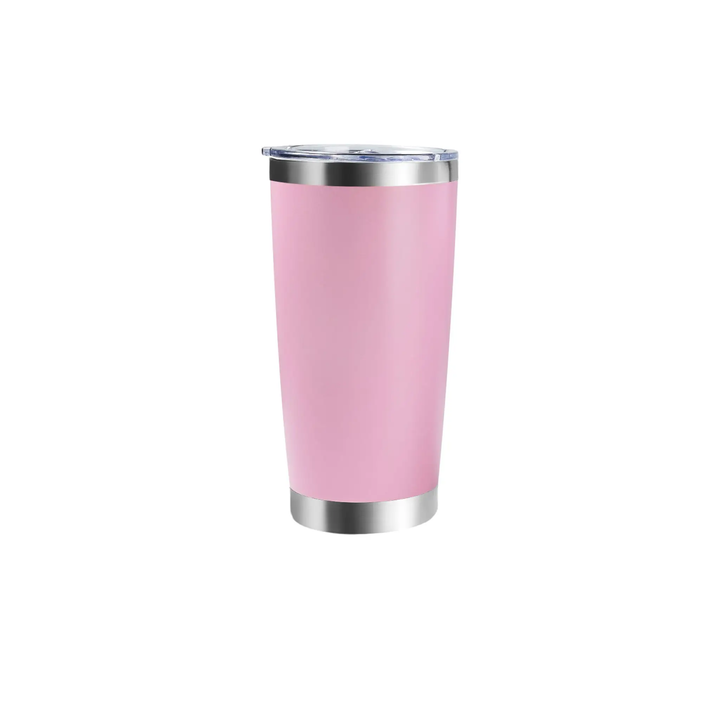 20oz Coated Stainless Steel Tumbler with Lid (1pcs / 2pcs) by LaserPecker