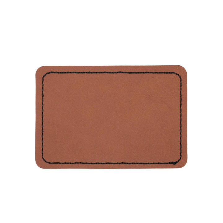 Blank Rectangular PU Leather Labels / Tags (30pcs) by LaserPecker