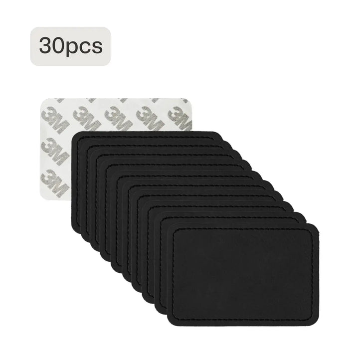 Blank Rectangular PU Leather Labels / Tags (30pcs) by LaserPecker