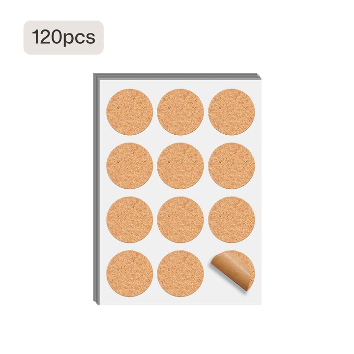 Round Corkwood Label Stickers (120 pcs) by LaserPecker
