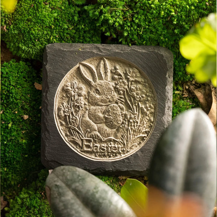 Stone Slate Coasters Square Black (6pcs / 24pcs) by LaserPecker