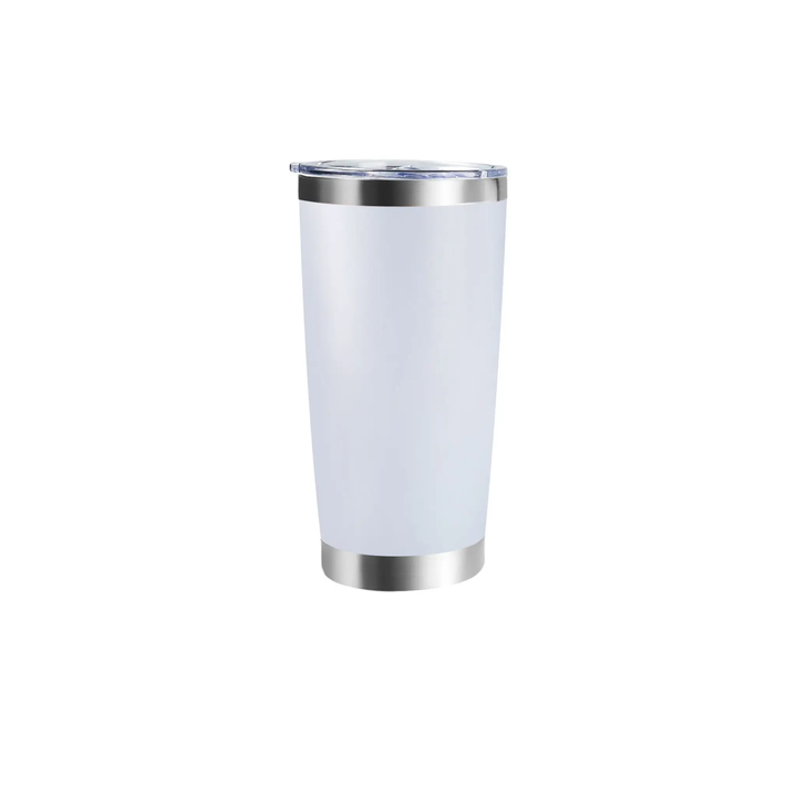 20oz Coated Stainless Steel Tumbler with Lid (1pcs / 2pcs) by LaserPecker