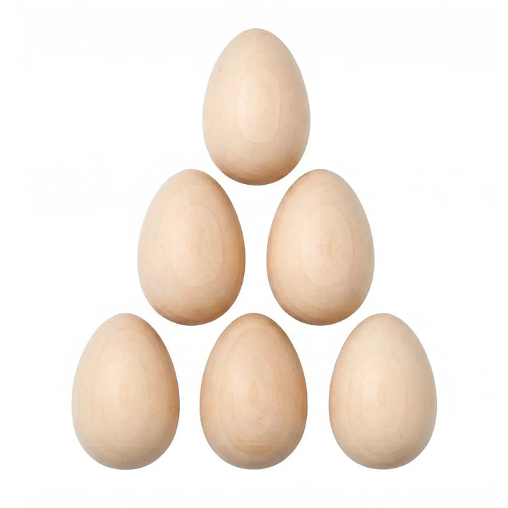 Wooden Easter Eggs (6pcs) by LaserPecker