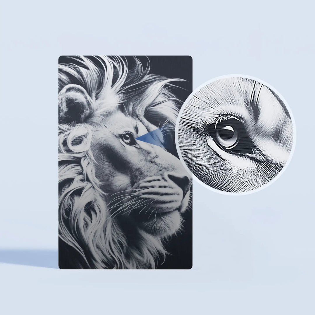 Aluminum Metal Business Cards (100pcs) by LaserPecker