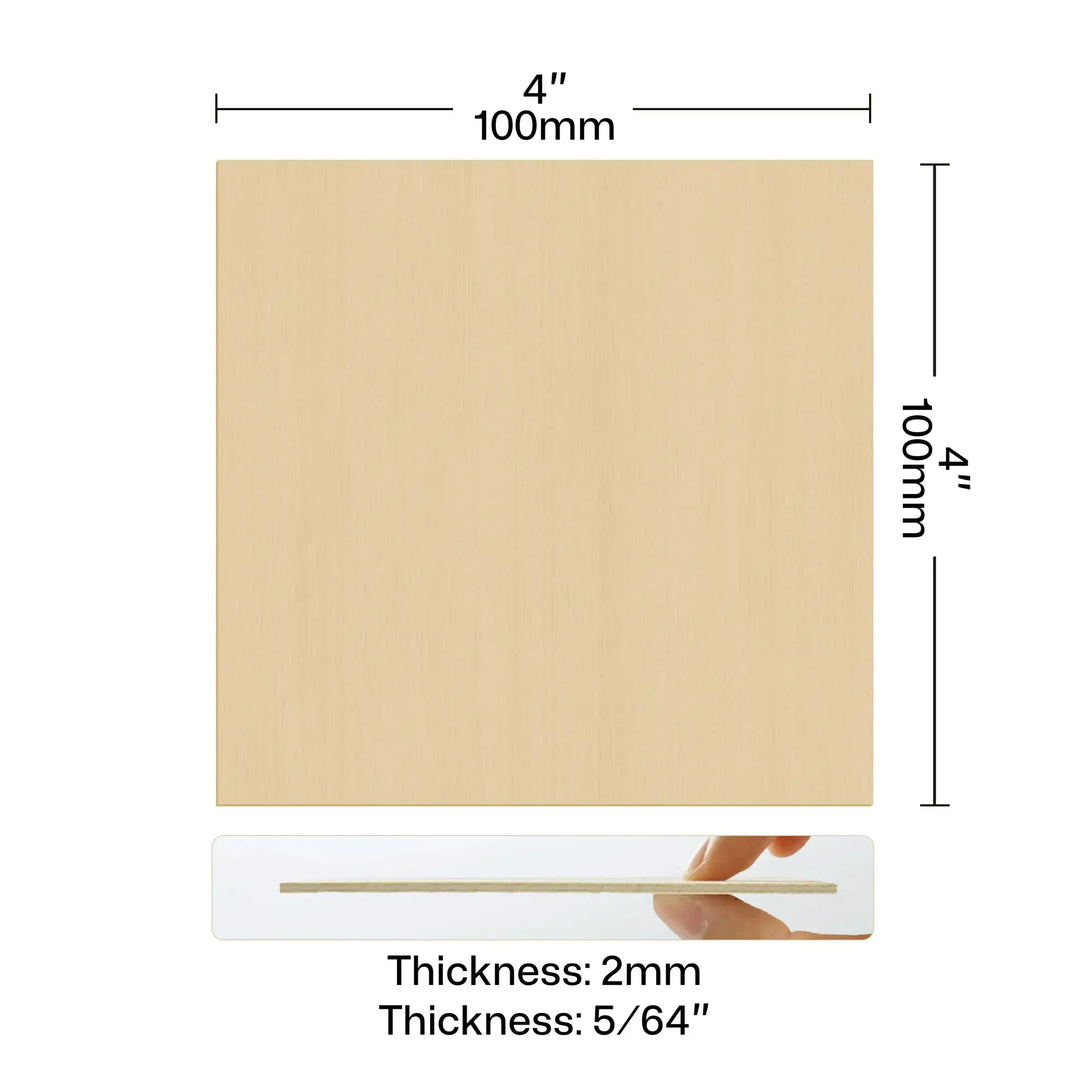 Basswood Plywood Sheets (10pcs / 30pcs) by LaserPecker