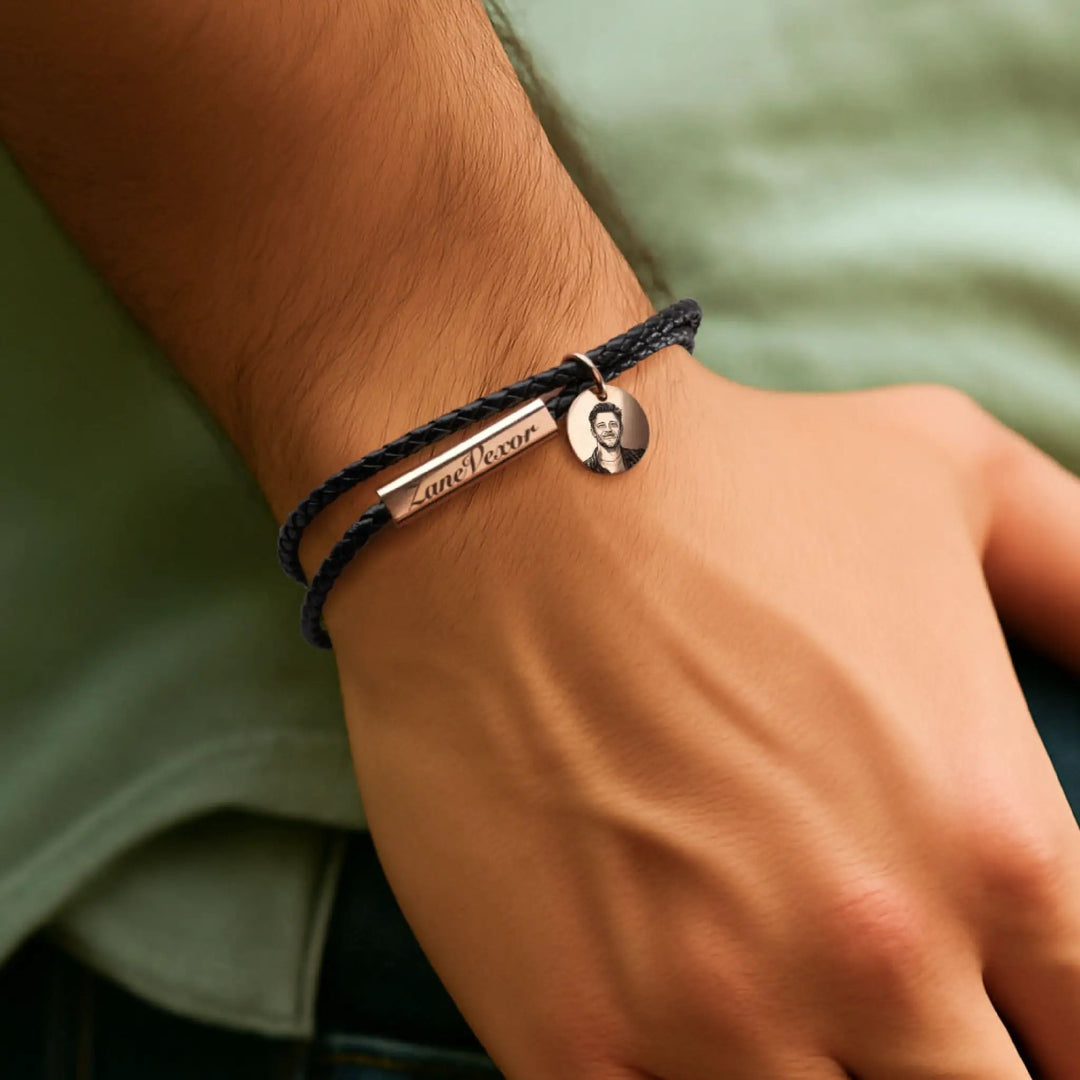 Braided Stainless Steel Bracelet (8pcs) by LaserPecker
