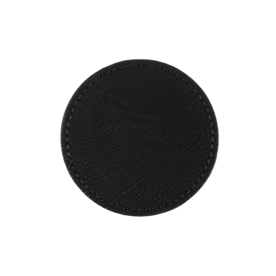 Blank Circular PU Leather Labels / Tags (30pcs) by LaserPecker