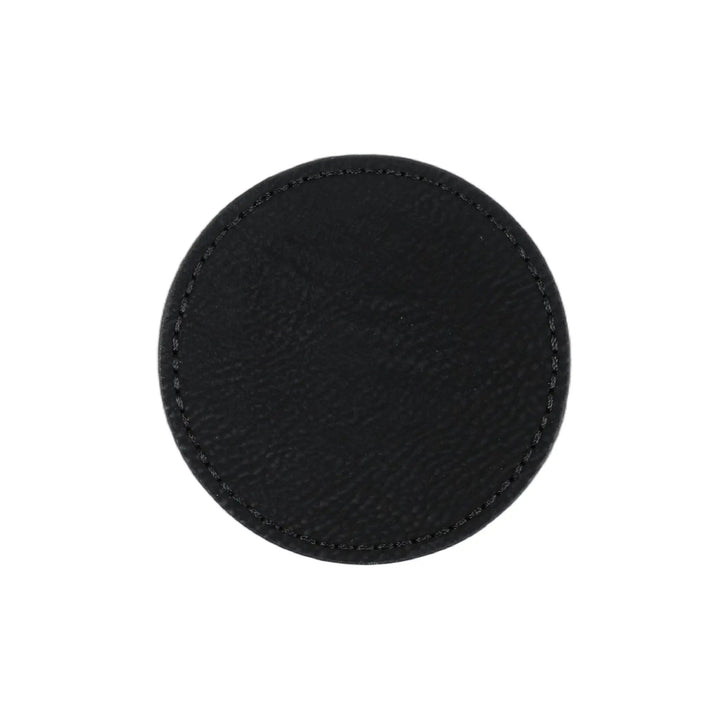 Blank Circular PU Leather Labels / Tags (30pcs) by LaserPecker