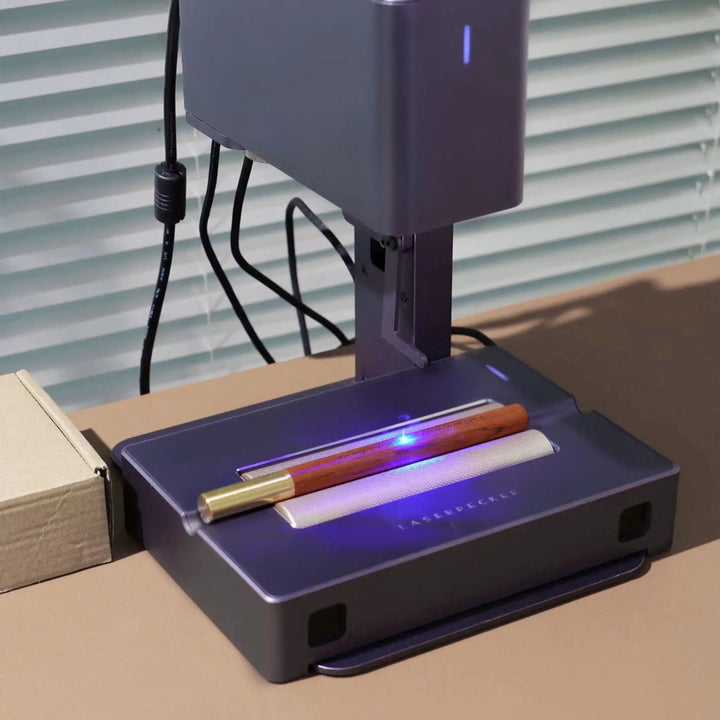 LaserPecker Versatile Electric Roller – 3-in-1 Rotary System for Curved, Flat & Oversized Engraving by LaserPecker