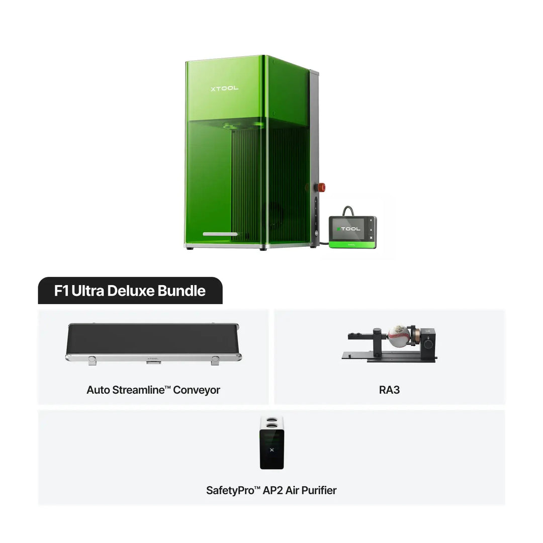 xTool F1 Ultra 20W Fiber & Diode Dual Laser Engraver by xTool