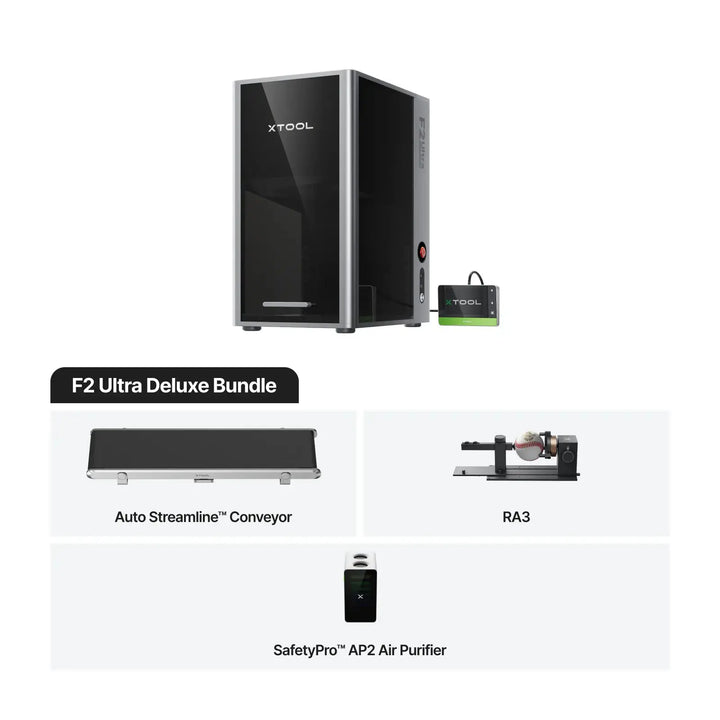 xTool F2 Ultra 60W MOPA & 40W Diode Dual Laser Engraver by xTool