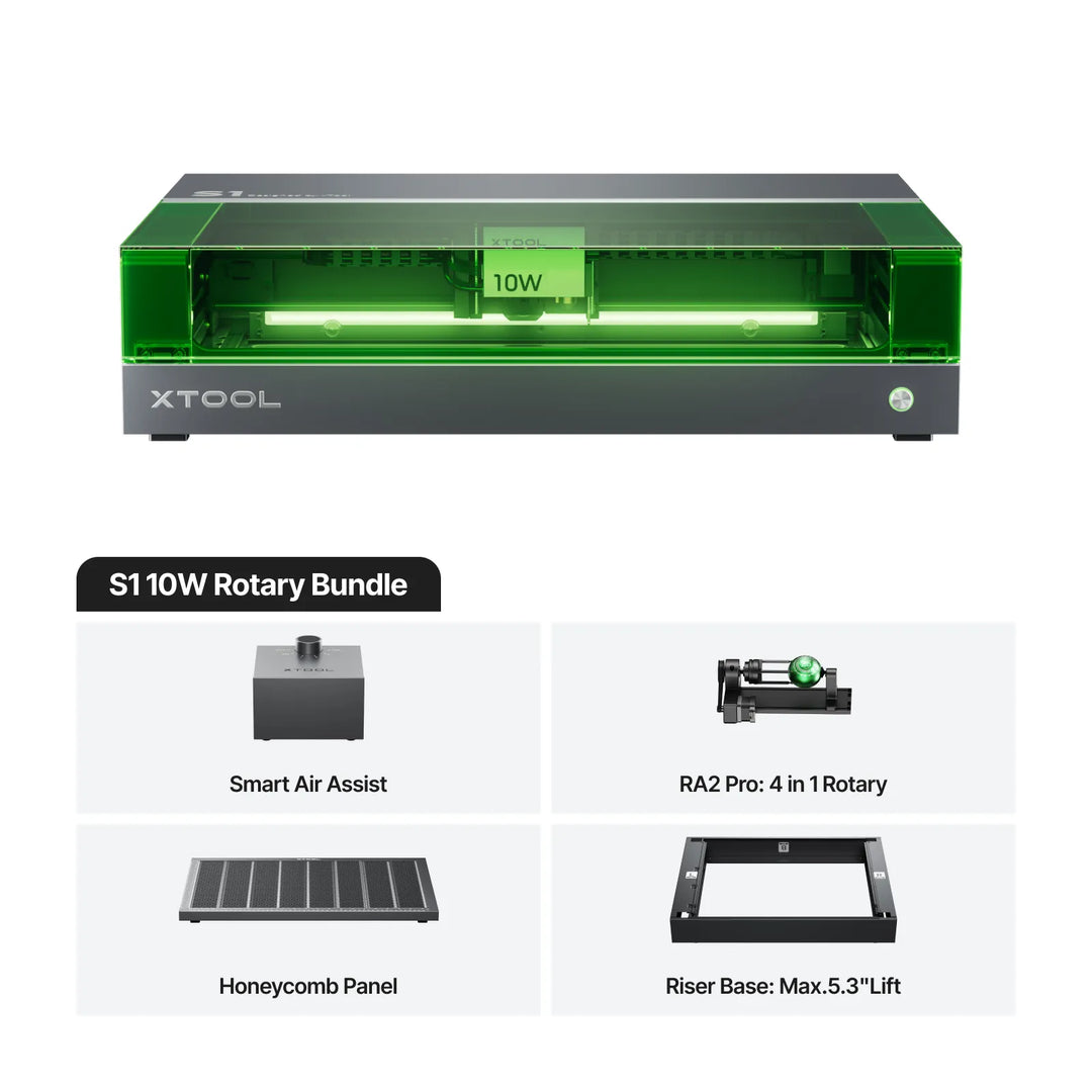 xTool S1 Enclosed Diode Laser Cutter by xTool