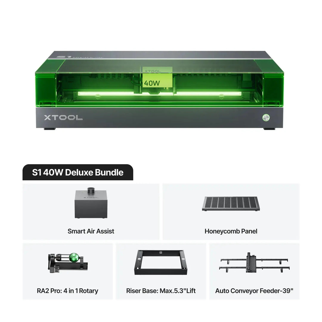 xTool S1 Enclosed Diode Laser Cutter by xTool
