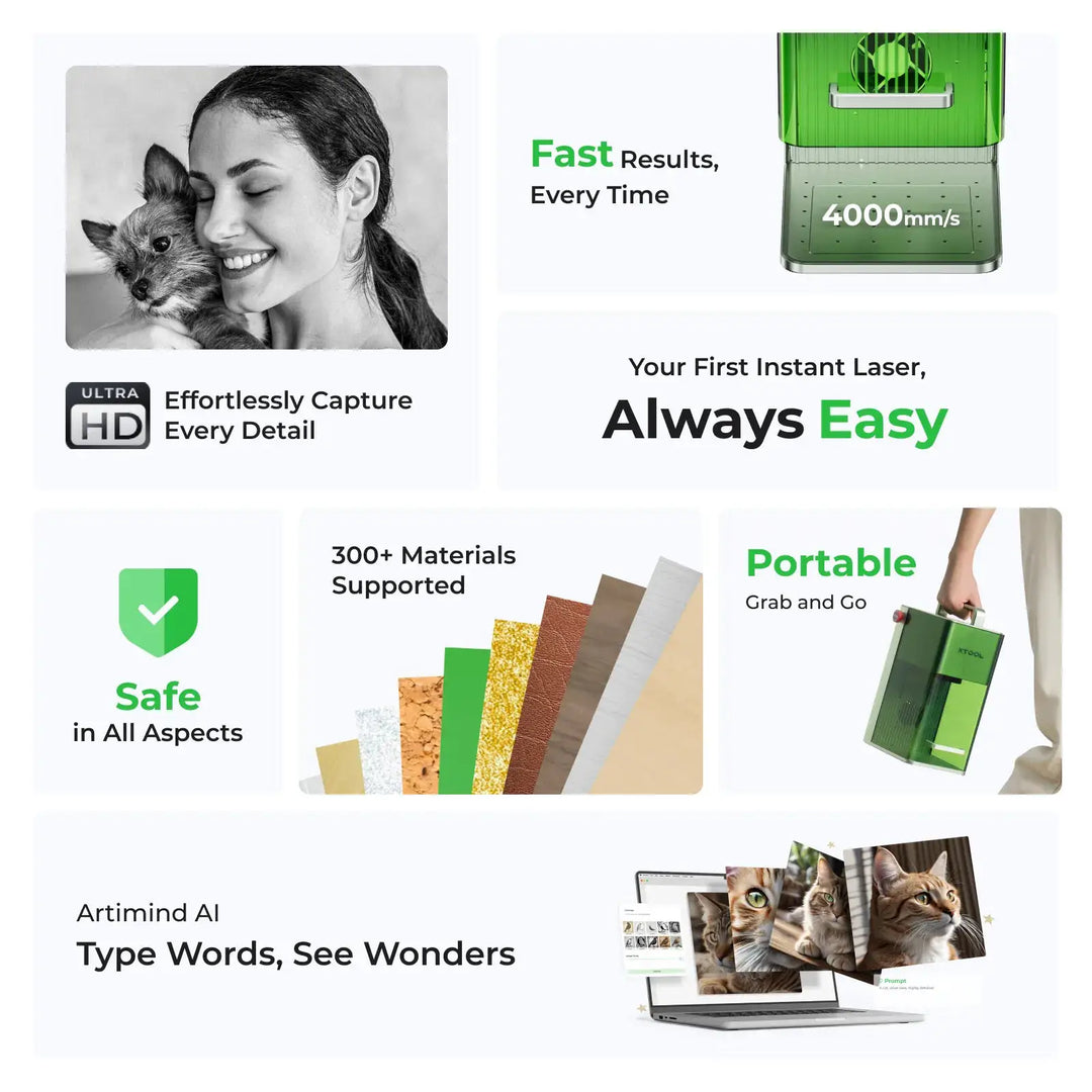 xTool F1 Fast and Portable Laser Engraver by xTool