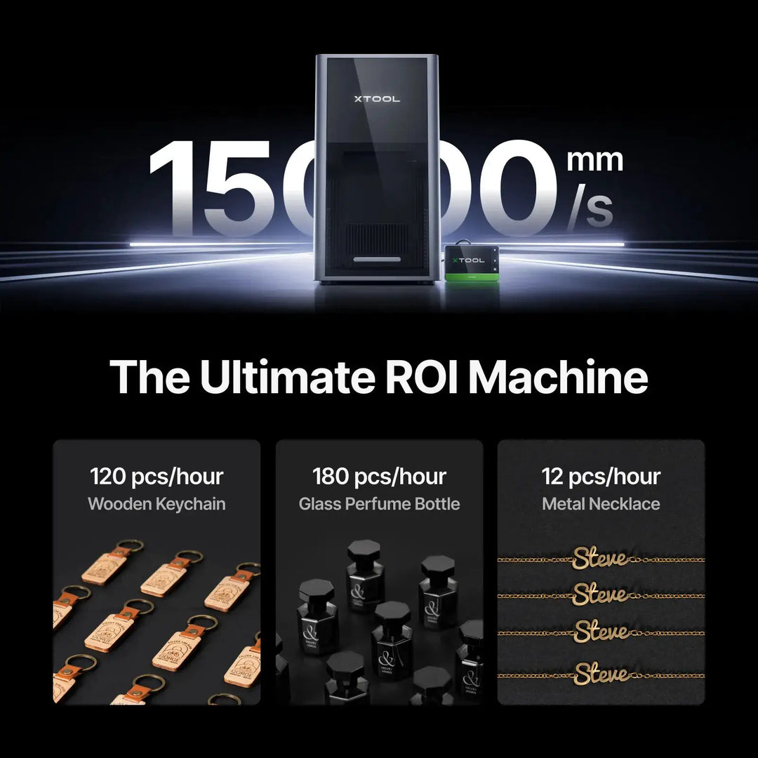 xTool F2 Ultra 60W MOPA & 40W Diode Dual Laser Engraver by xTool