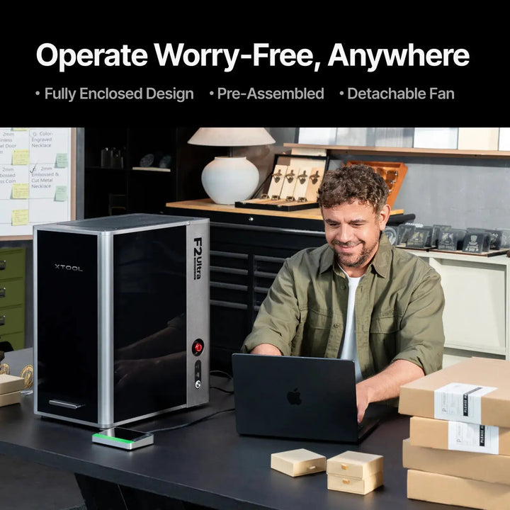 xTool F2 Ultra 60W MOPA & 40W Diode Dual Laser Engraver by xTool