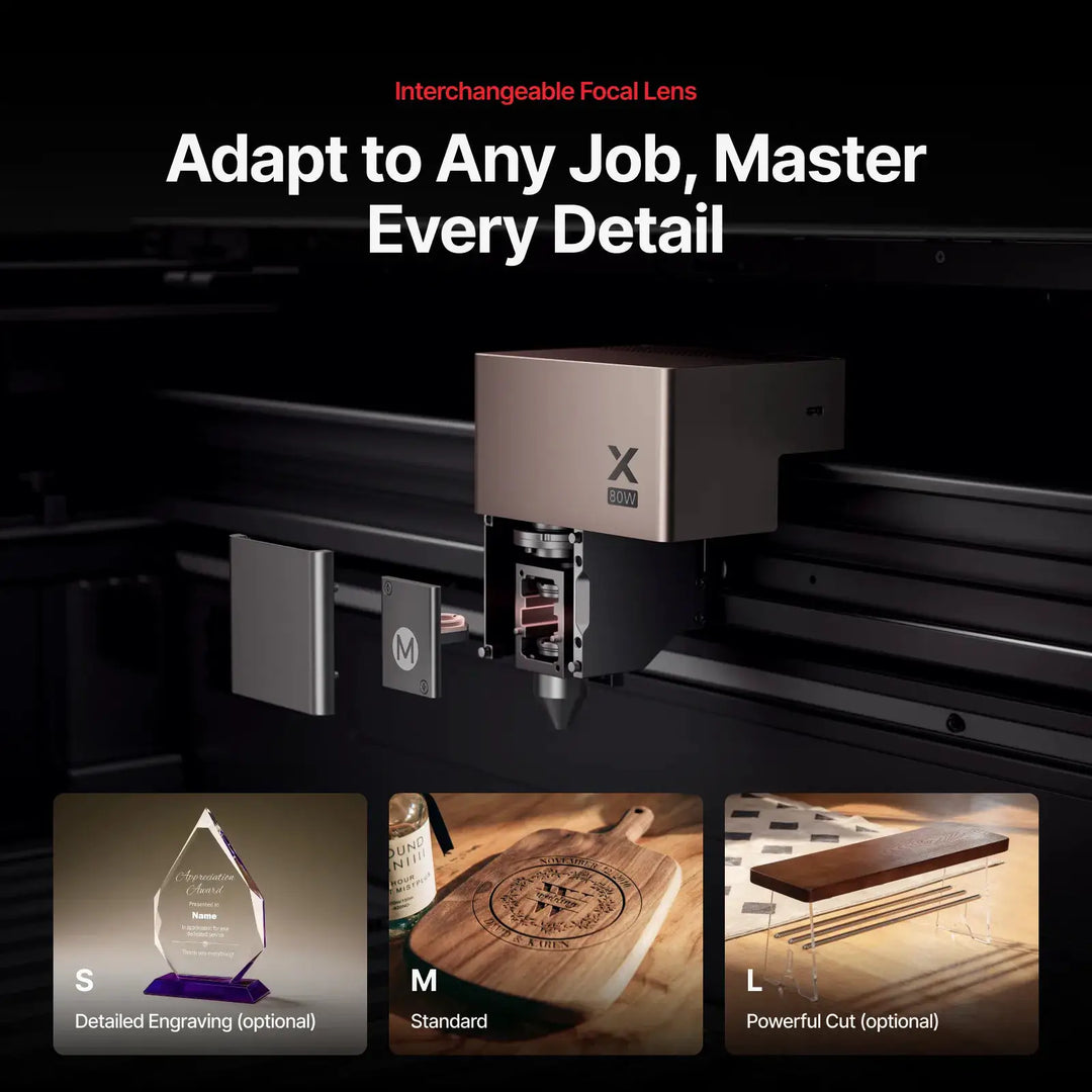 xTool P3 80W Flagship CO2 Laser Cutter with Intelligent Automation by xTool