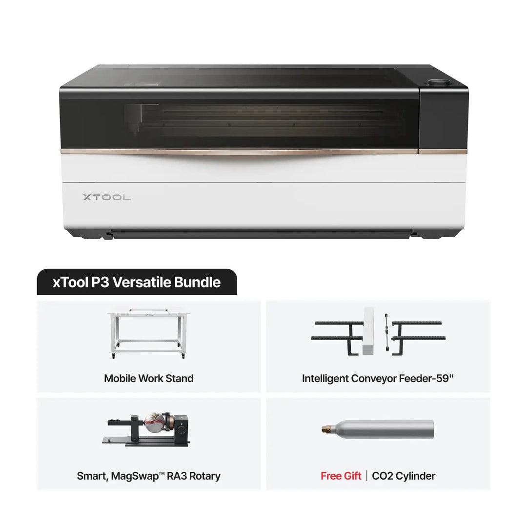 xTool P3 80W Flagship CO2 Laser Cutter with Intelligent Automation by xTool
