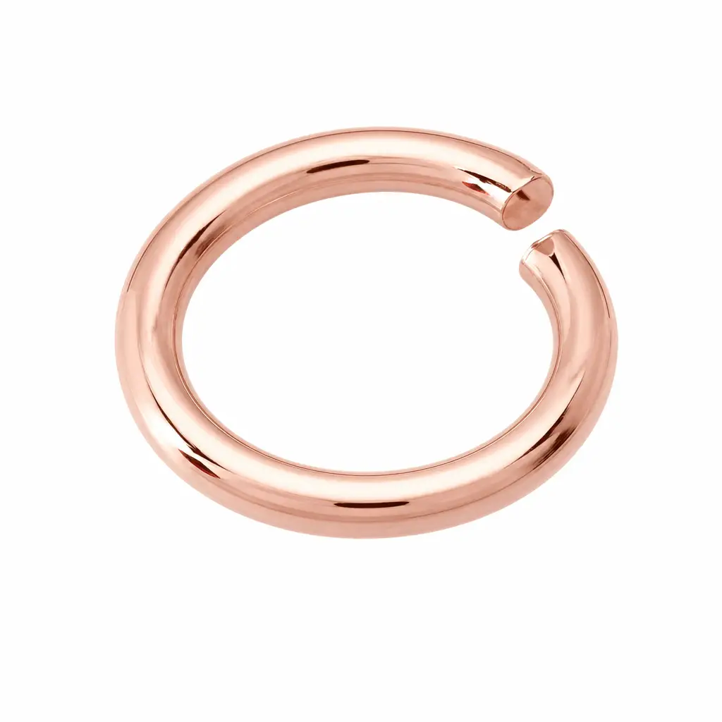 Rose Gold Jump Rings 14K Solid Gold (Pack of 10) by Sunstone Welders