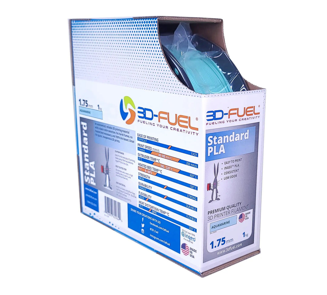 Standard PLA+, Aquamarine, 1.75mm by 3D-Fuel