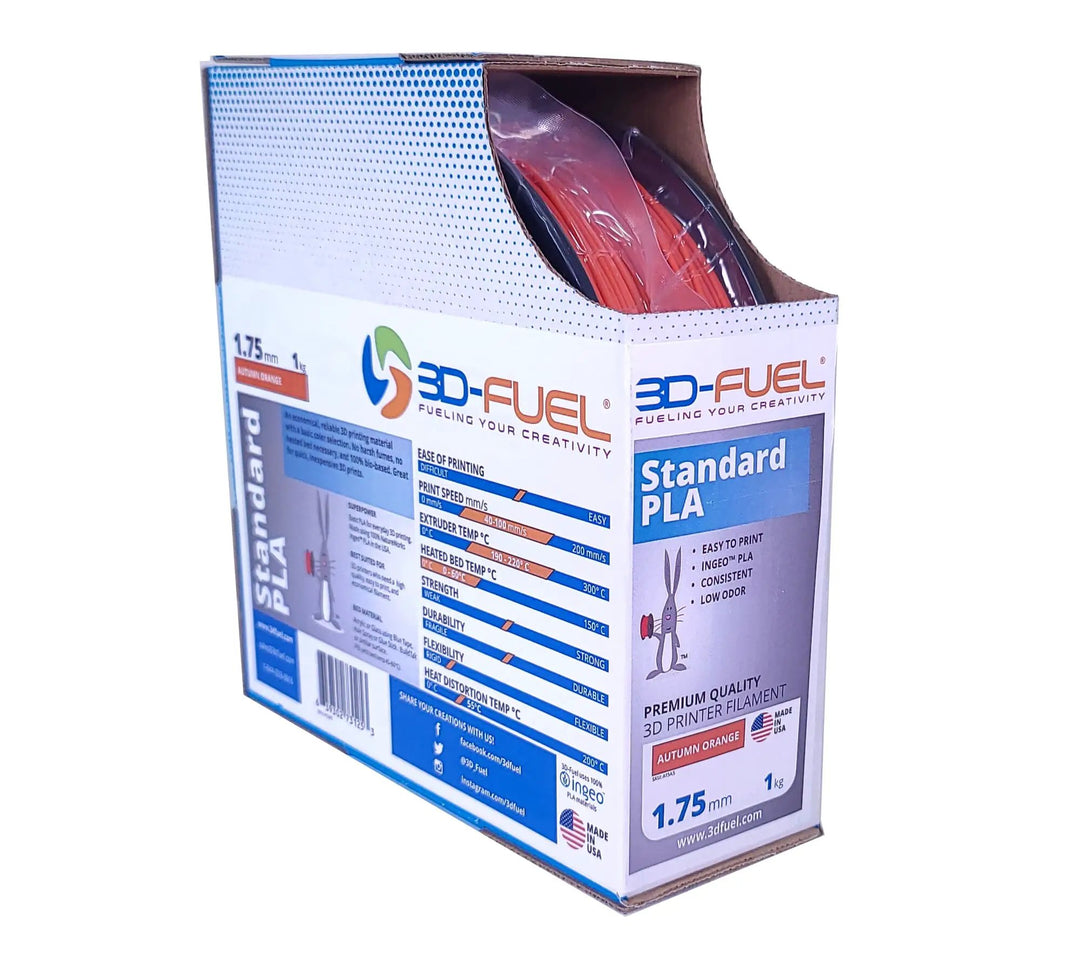 Standard PLA+, Autumn Orange, 1.75mm by 3D-Fuel