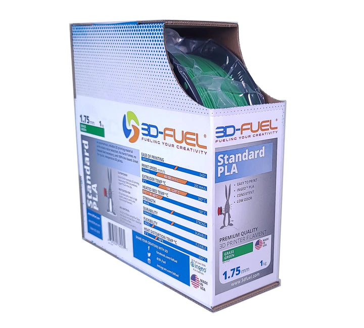 Standard PLA+, Grass Green, 1.75mm by 3D-Fuel