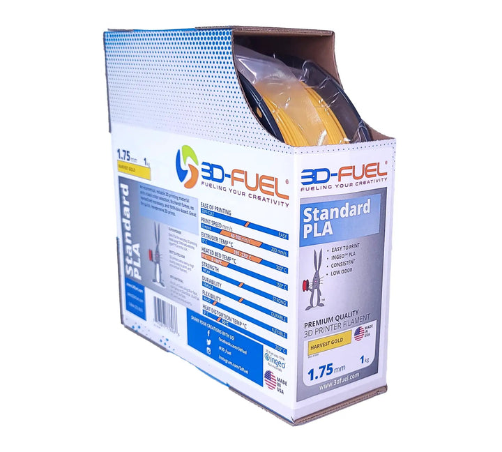 Standard PLA+, Harvest Gold, 1.75mm by 3D-Fuel