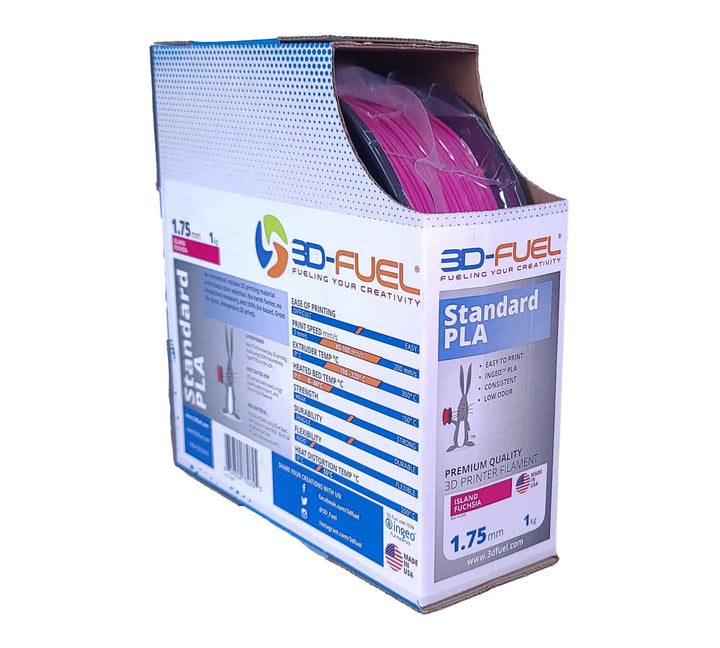 Standard PLA+, Island Fuchsia, 1.75mm by 3D-Fuel
