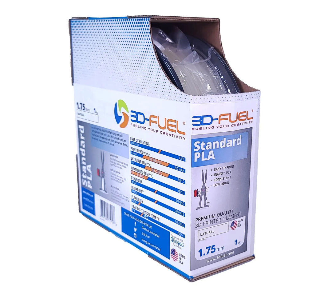 Standard PLA+, Natural, 1.75mm by 3D-Fuel