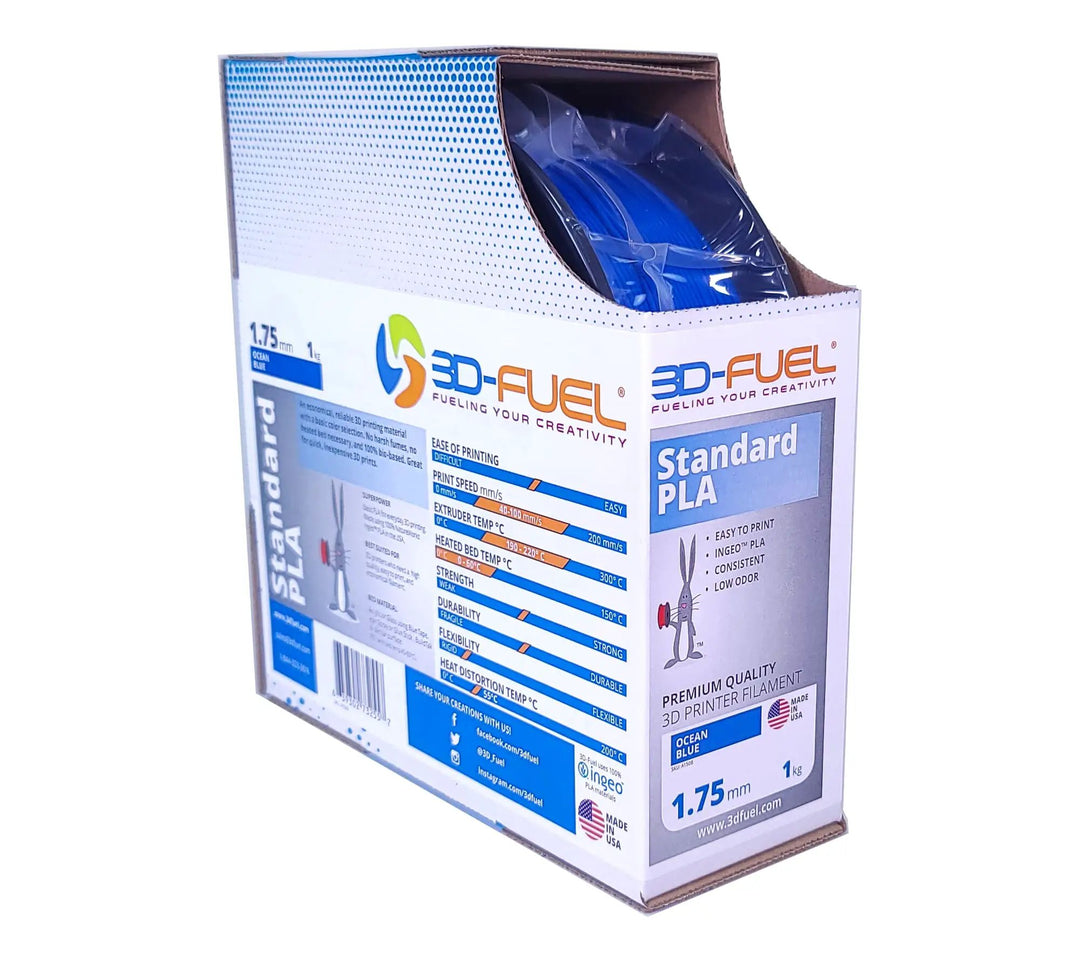 Standard PLA+, Ocean Blue, 1.75mm by 3D-Fuel