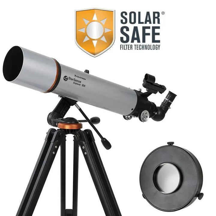 StarSense Explorer DX 102 Refractor with FREE EclipSmart Solar Filter by Celestron