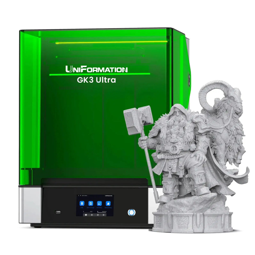 UniFormation GK3 ULTRA 16k SLA Resin Printer with HUGE 13.5" screen and 160x300x300mm build volume by West3D 3D Printing Supplies
