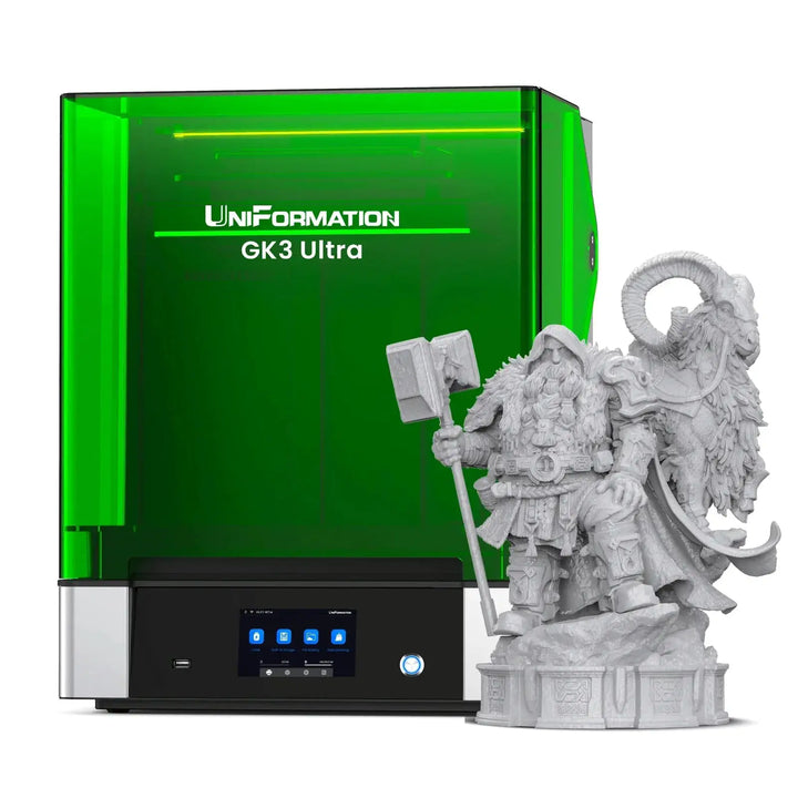UniFormation GK3 ULTRA 16k SLA Resin Printer with HUGE 13.5" screen and 160x300x300mm build volume by West3D 3D Printing Supplies